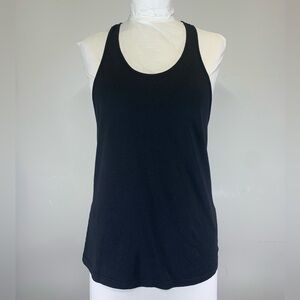 Wilfred Aritzia Black Pima Cotton Racerback Tank Top -‎ Size XS